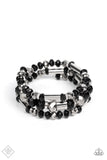 Dynamic Dazzle- Black Bracelet