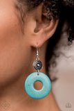 Earthy Epicenter- Blue Earringa