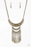 Eastern Empress- Brass Necklace