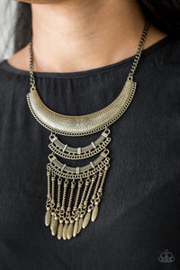 Eastern Empress- Brass Necklace