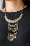 Eastern Empress- Brass Necklace