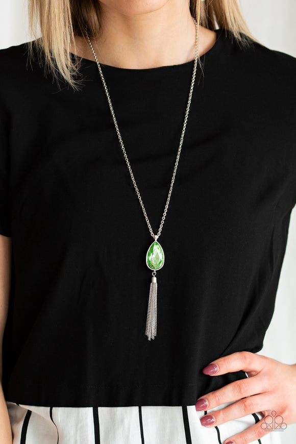 Elite Shine - Green Necklace