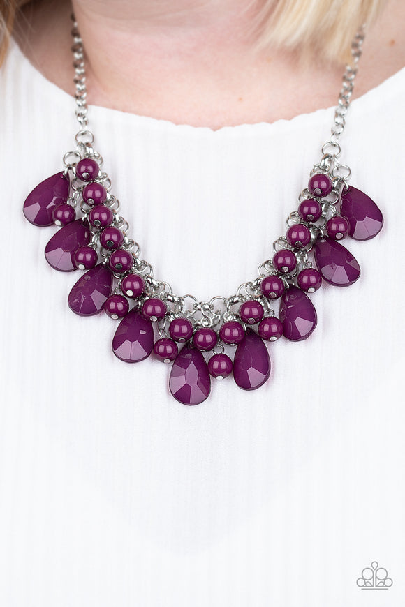 Endless Effervescence- Purple Necklace