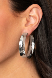 Fearlessly Flared- Silver Earrings