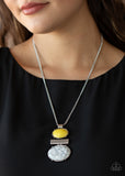 Finding Balance- Yellow Necklace