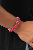 Famboyantly Fruity- Pink Bracelet