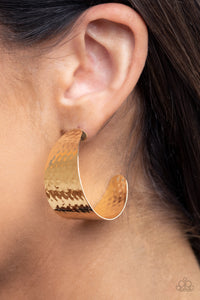 Flatten The Curve- Gold Earrings