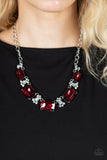 Flawlessly Famous - Red Necklace