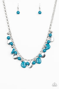 Flirtatiously Florida- Blue Necklace