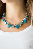 Flirtatiously Florida- Blue Necklace