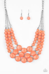 Flirtatiously Fruity- Orange Necklace