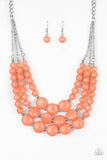 Flirtatiously Fruity- Orange Necklace