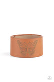 Flirty Flutter- Brown Bracelet