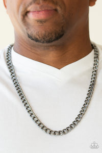 Full Court- Black Urban Necklace