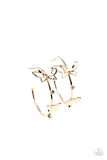 Full Out Flutter - Gold Earrings