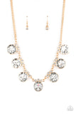 GLOW-Getter Glamour- Gold Necklace