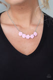 Garden Party Posh- Pink Necklace