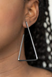 Go Ahead and TRI- Black Earrings