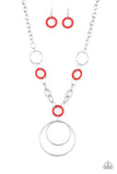 HOOP du Jour - Red Necklace