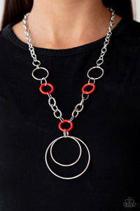 HOOP du Jour - Red Necklace