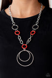 HOOP du Jour - Red Necklace