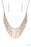 Harlem Hideaway- Orange Necklace