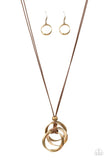 Harmonious Hardware - Brass Necklace