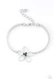 Hibiscus Hipster- Green Bracelet