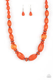 High Alert- Orange Necklace