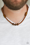 Honolulu Hustler- Brown Urban Necklace