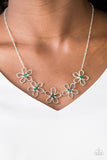 Hoppin Hibiscus- Green Necklace