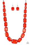 ICE Versa - Red Necklace