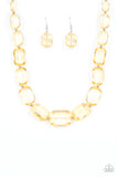 ICE Versa - Yellow Necklace