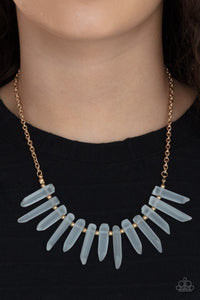 Ice Age Intensity - Gold Necklace