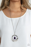 Inner Tranquility - Purple Necklace