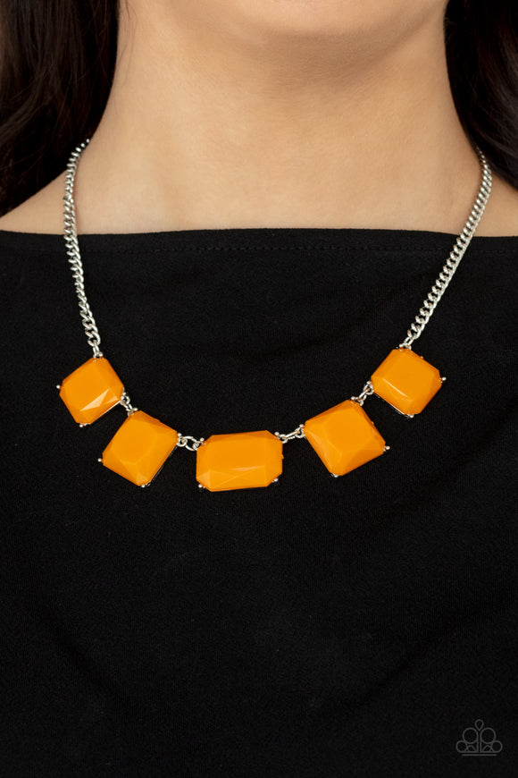 Instant Mood Booster - Orange Necklace