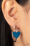 Kiss Up - Blue Earrings