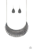 Large As Life- Silver Necklace