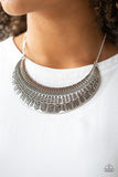 Large As Life- Silver Necklace