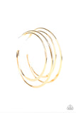 Last HOOP-rah - Gold Earrings