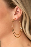 Last HOOP-rah - Gold Earrings