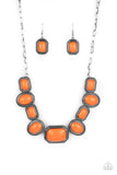 Let's Get Loud- Orange Necklace