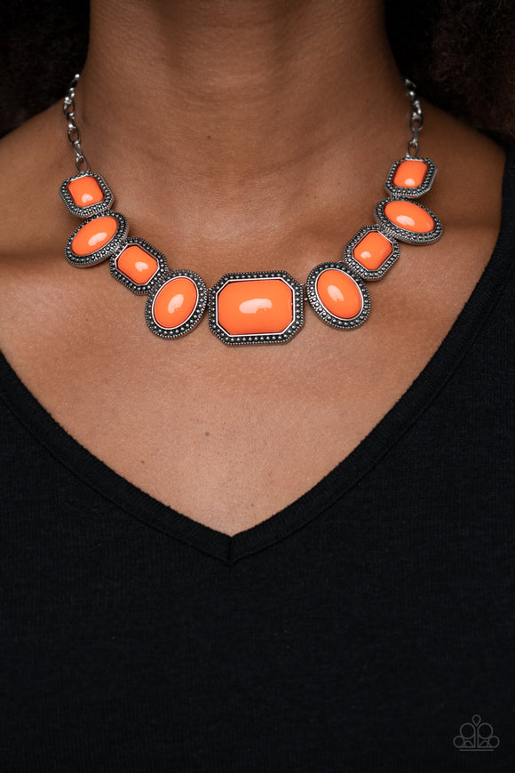 Let's Get Loud- Orange Necklace