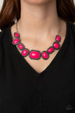 Let's Get Loud- Pink Necklace