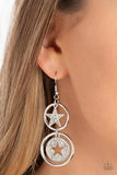 Liberty and SPARKLE for All - White Earrings