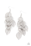 Limitlessly Leafy- Silver Earrings