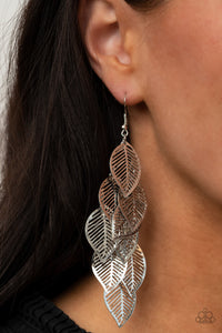 Limitlessly Leafy- Silver Earrings