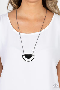 Lunar Phases - Black Necklace