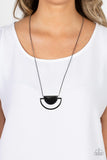 Lunar Phases - Black Necklace