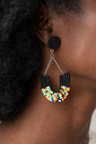 Make it RAINBOW - Black Earrings